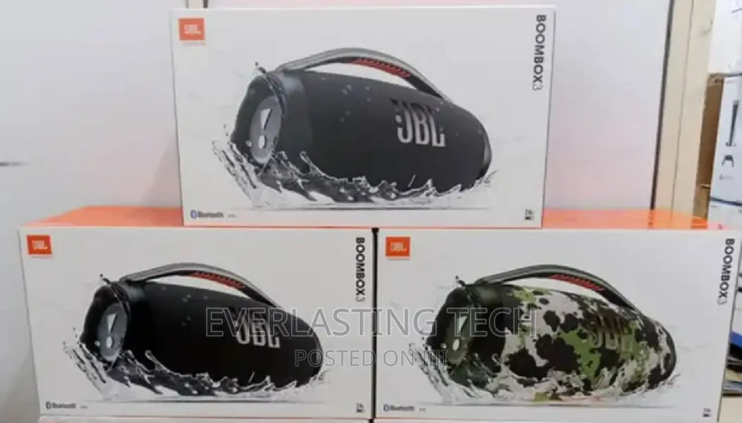 JBL Boombox 3 Portable Bluetooth Speaker 180W - Black