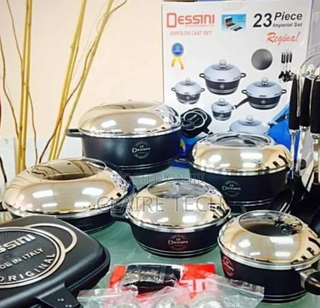 23 PCS Dessini Cookware Set Die Cast