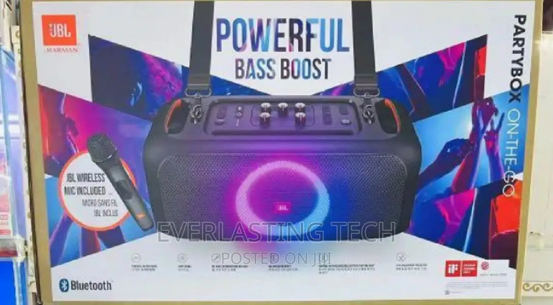 JBL Partybox On-the-go Essential Bluetooth Speaker