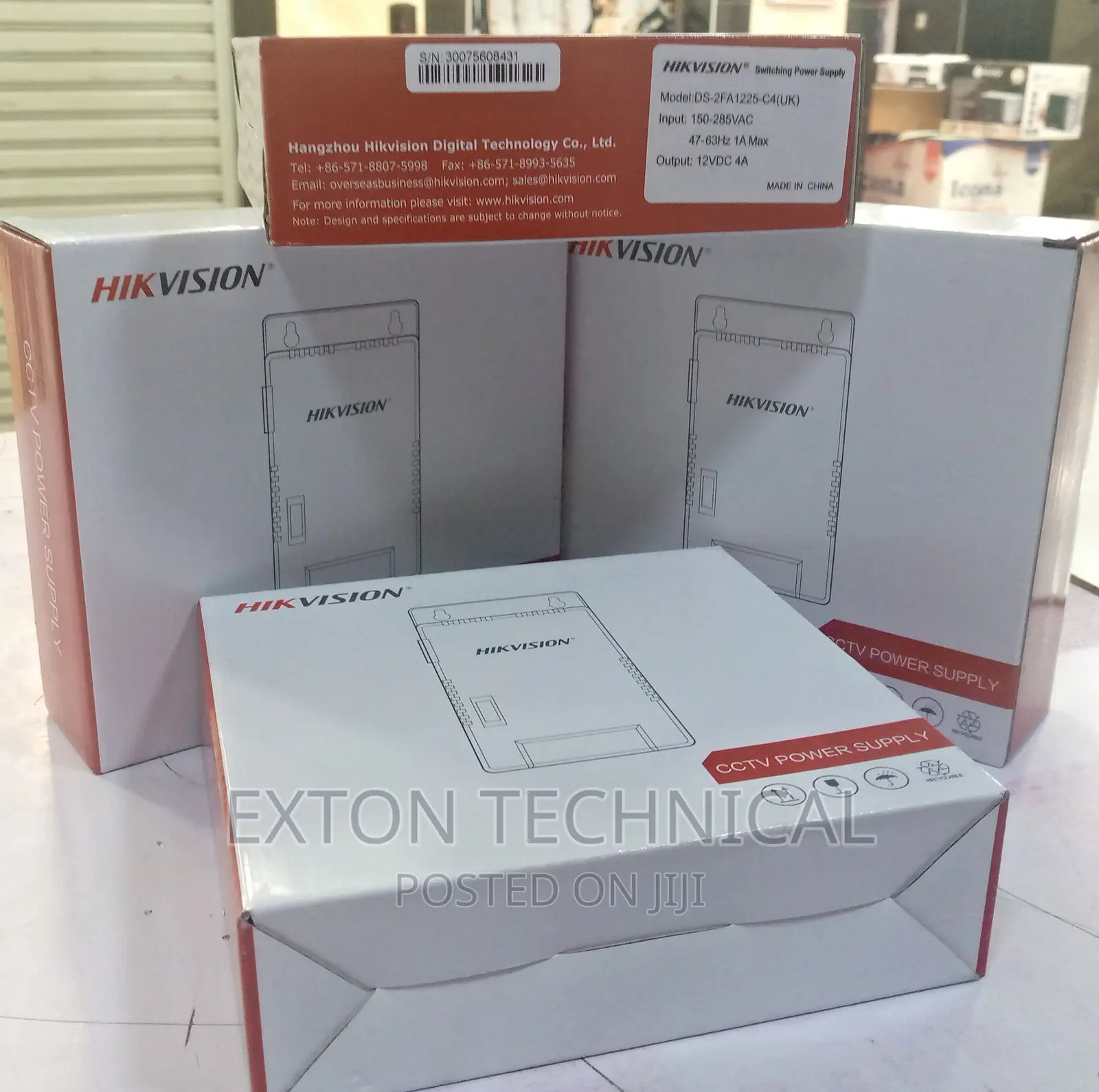 Hikvision CCTV Power Supply 12VDC 4A