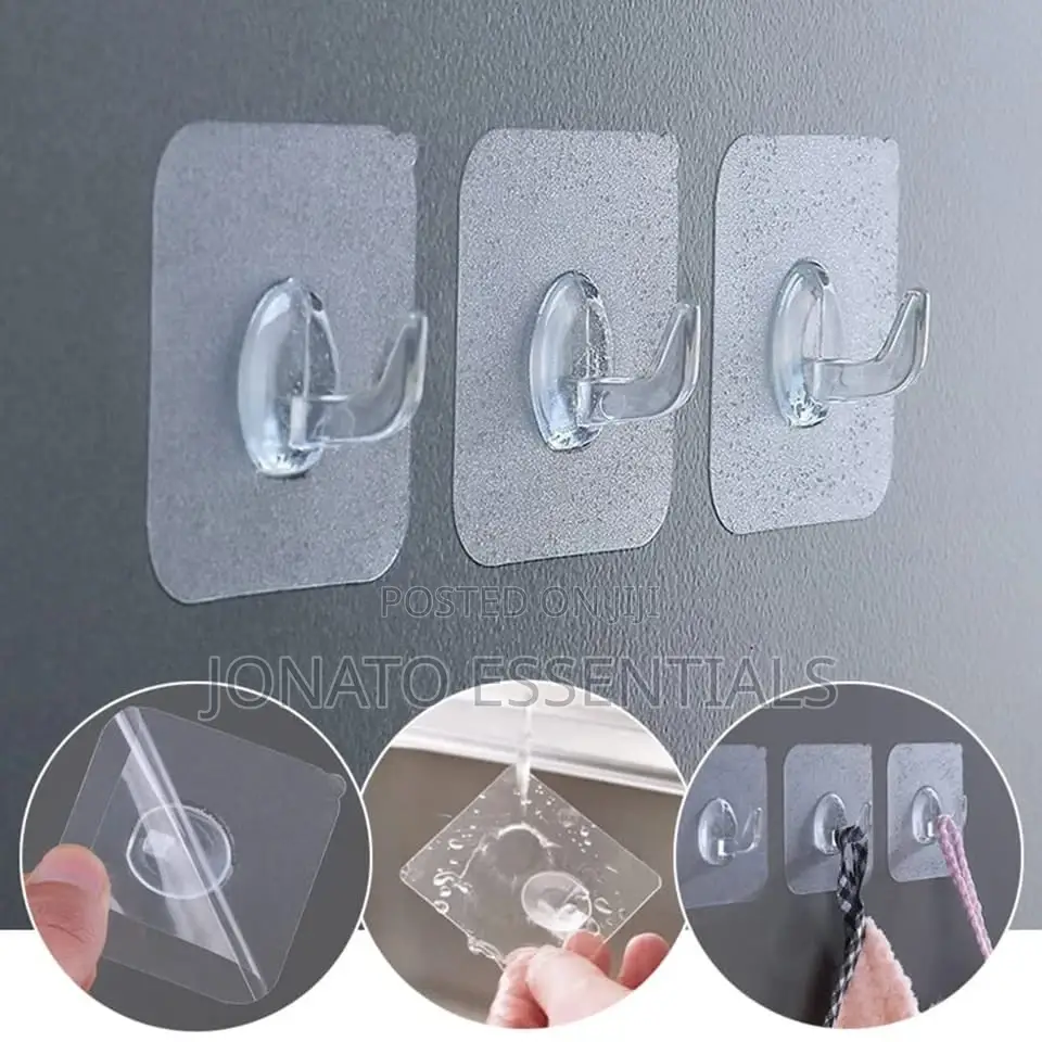 10pc Multipurpose Wall Hooks