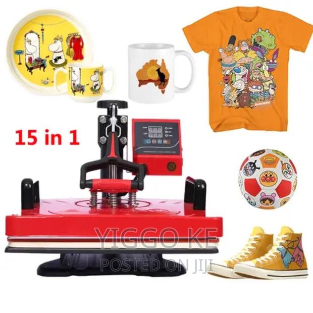 Multiple Purpose 15 in 1 Combo Heat Press Machine