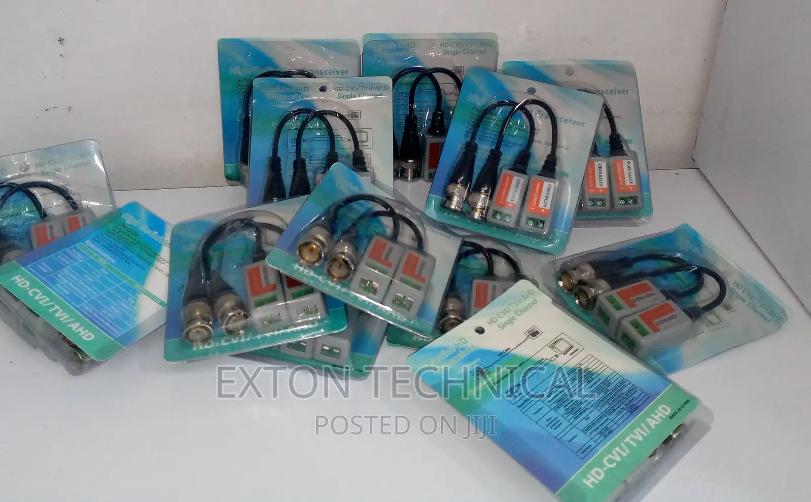 CCTV Video Balun With Power, Passive, 1 Pair