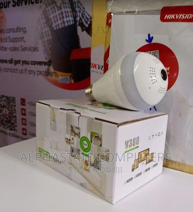 V380 Pro Home Security Wifi Bulb Camera-Hd-Camera 1080p