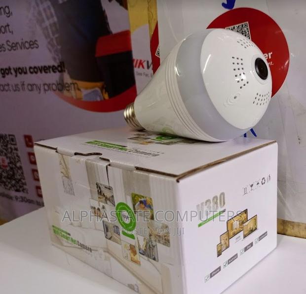 V380 Home Security Wifi Bulb Camera-Fisheye Camera CCTV - main view
