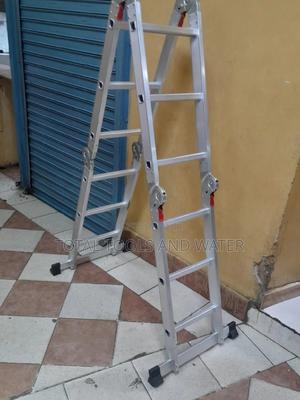 Stanley Strong Alluminium Portable Ladder 12ft Foldable - thumbnail 2