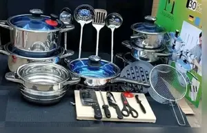 New Stainless Steel 30 PCS Marwa Cookware Set/Germany Made