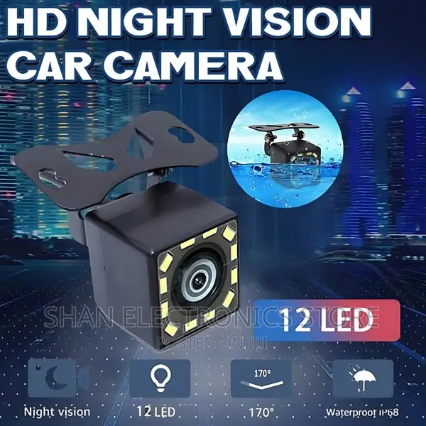 Reverse Camera 12 Led Car Waterproof Rear View Parking Camer