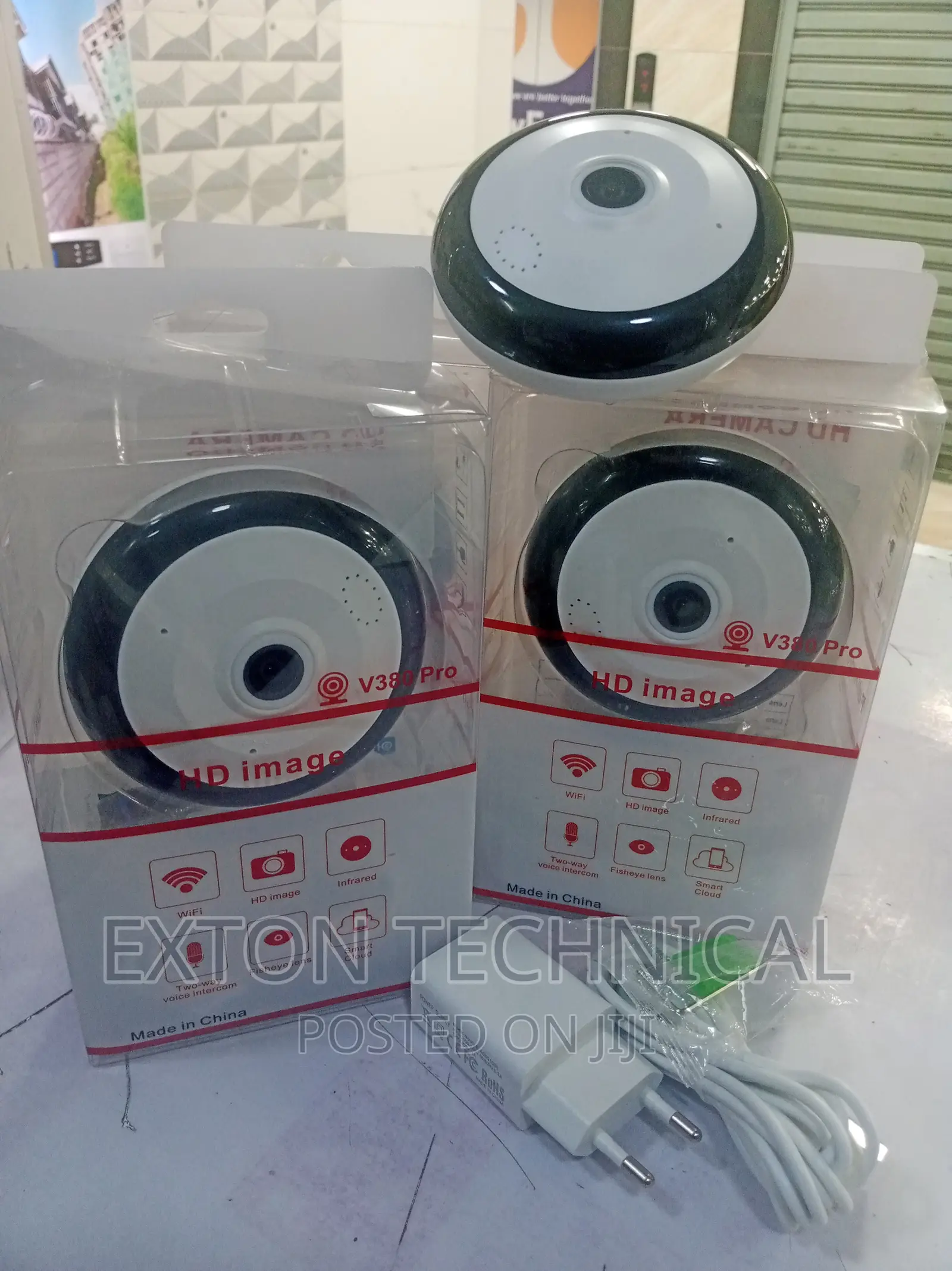 Compact Fisheye Wireless Camera