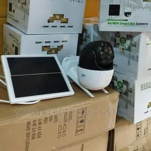 365 Days Solarpower PTZ Security Camera With 4g Simcard Slot