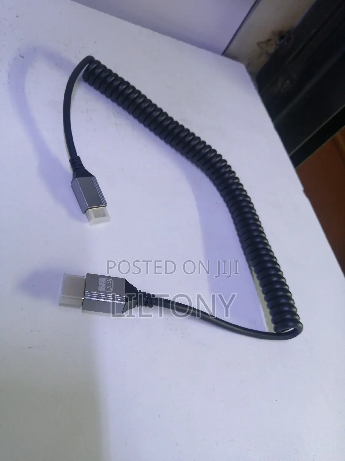 2mtrs Spiral Mini Hdmi to Hdmi Cable