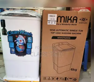 Mika 6 Kg Top Load Single Tub Washing Machine MWSTS2106