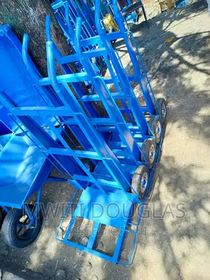 Blue Luggage Trolley