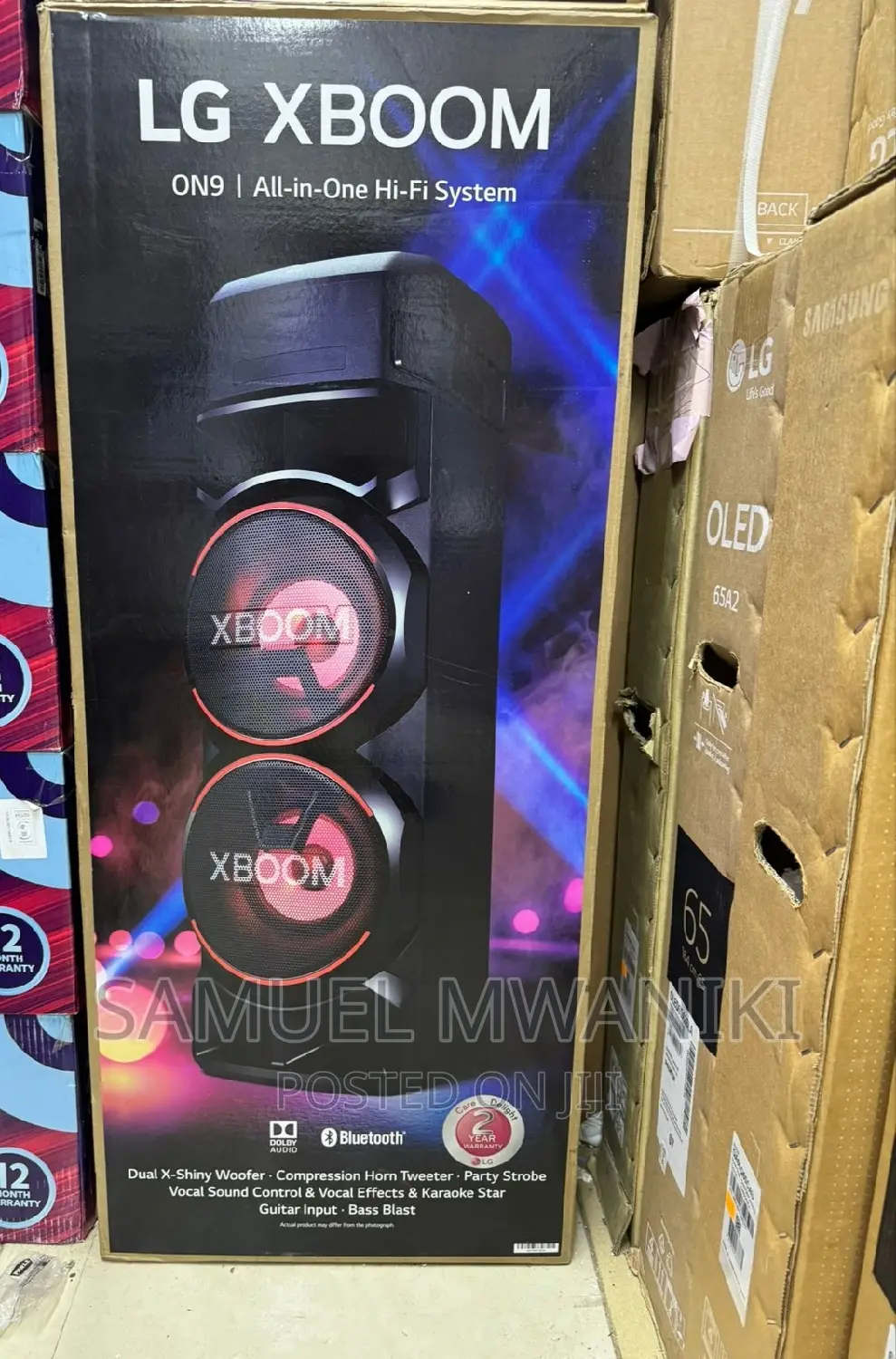 LG ON9 XBOOM 2000W Hi-Fi, Super Bass Boost