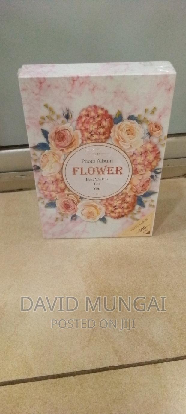 Box Type Photo Album 300 Pictures Flowered