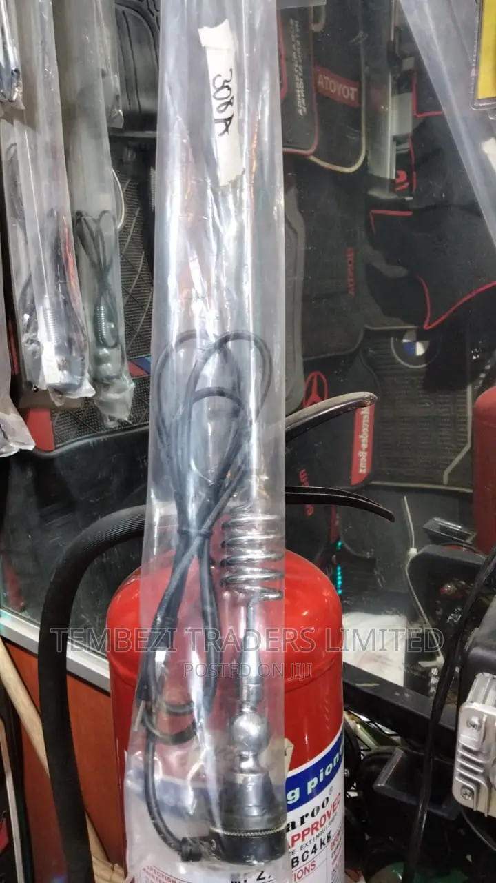 Universal Chrome Spring Antenna/Aerial