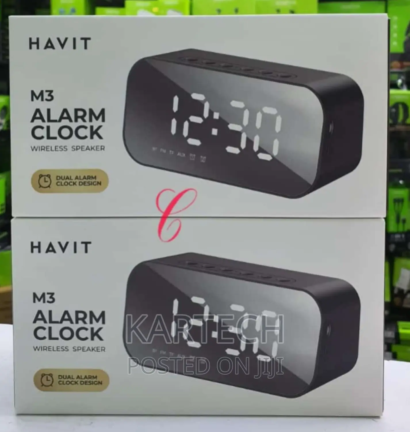 Havit Alarm Clock Wireless Speaker - M3