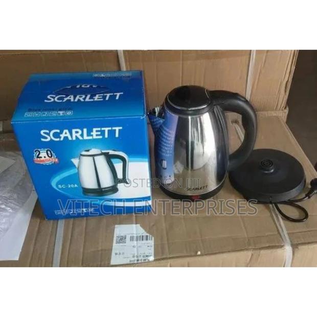 Scarlet Electric Automatic Kettle, Silver, 2L - main view