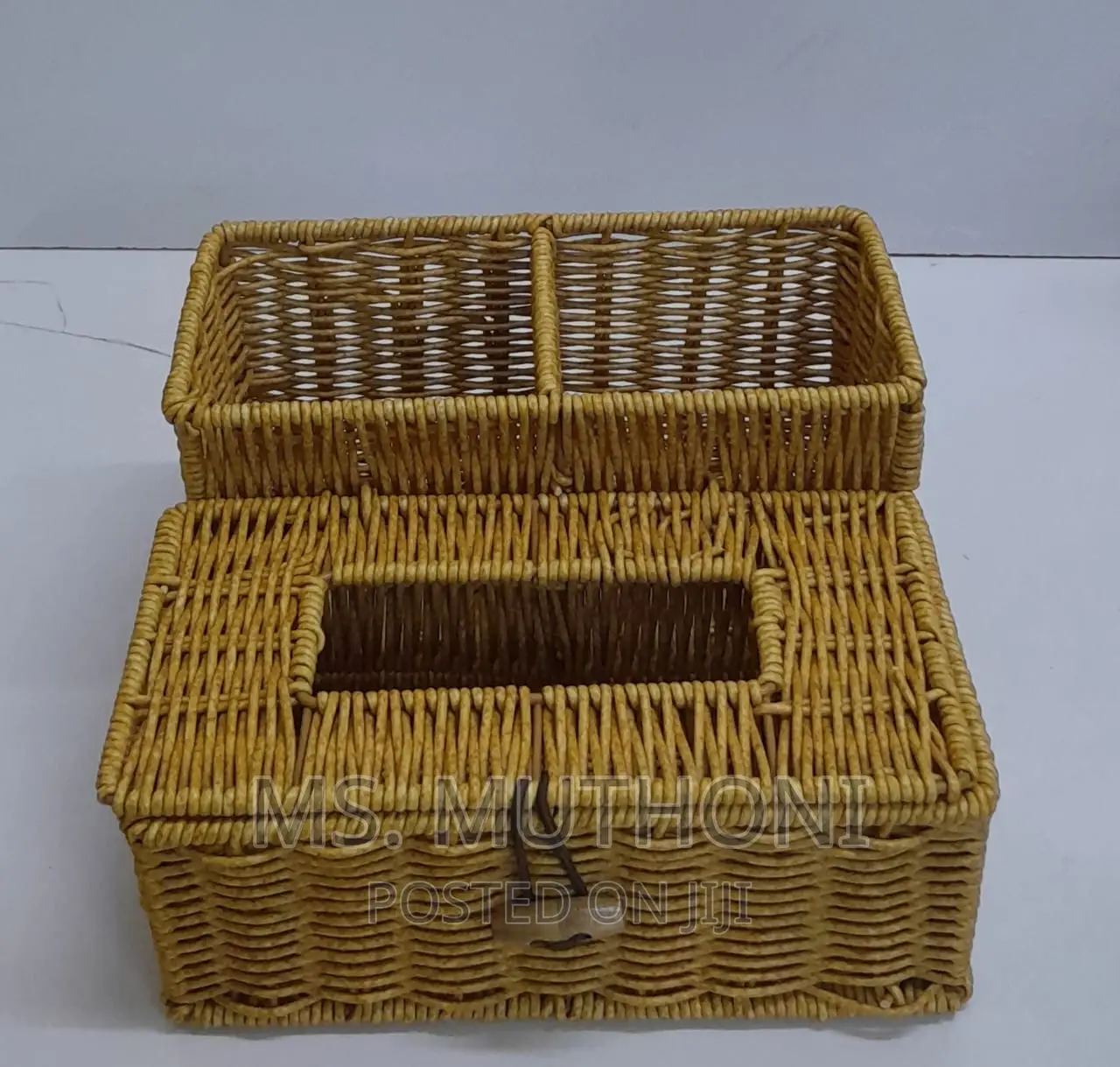 3 Slots Storage Organizer With Serviette Holder