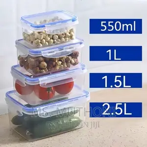 *5 in 1 Fridge Containers KEEP FRESH