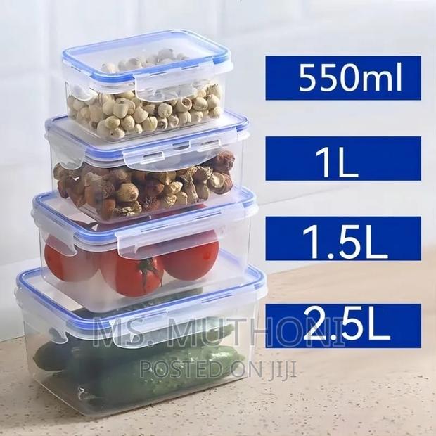 *5 in 1 Fridge Containers KEEP FRESH - thumbnail 2