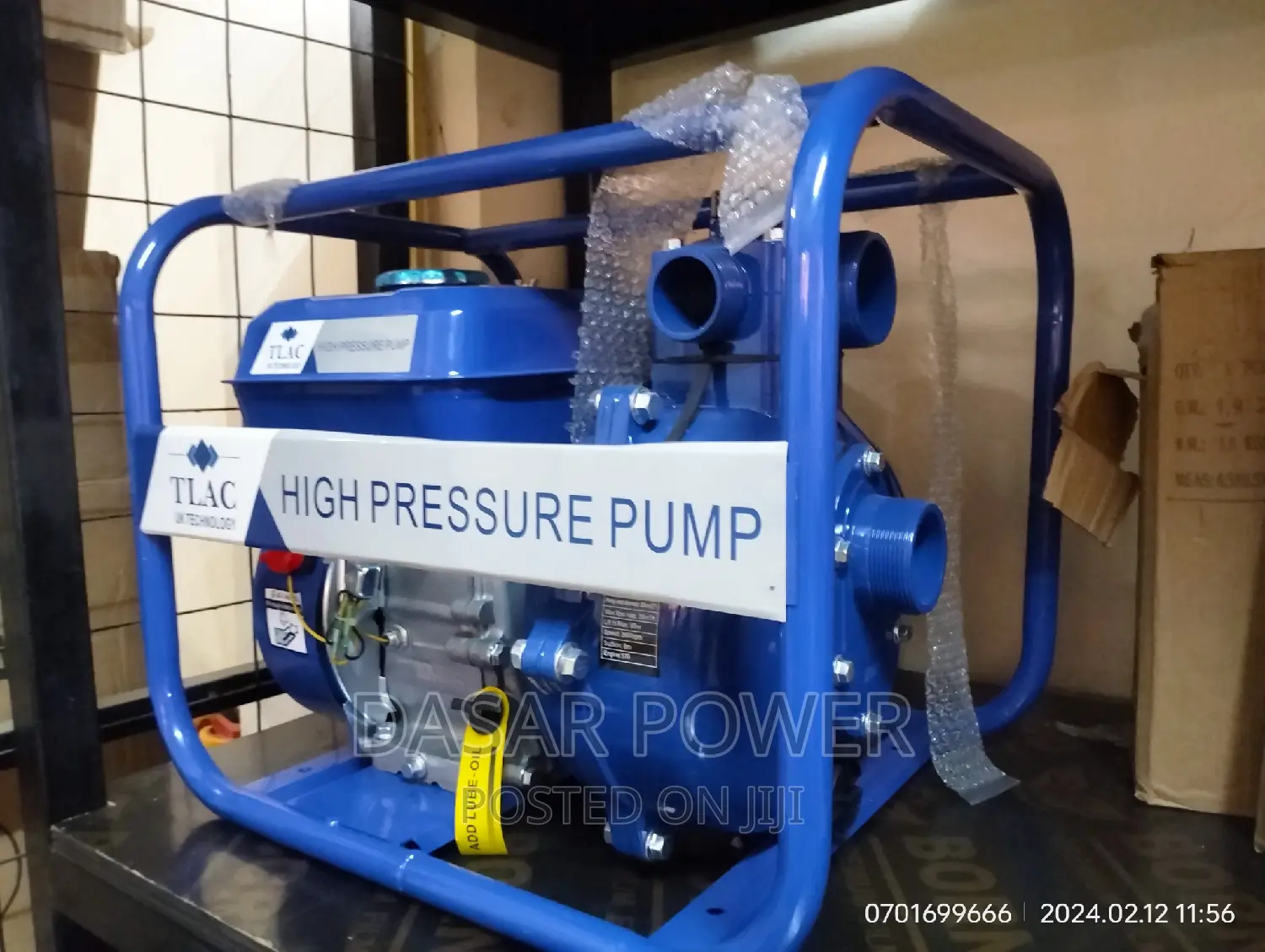Irrigation System; Pump, Pipe Sprinkler.