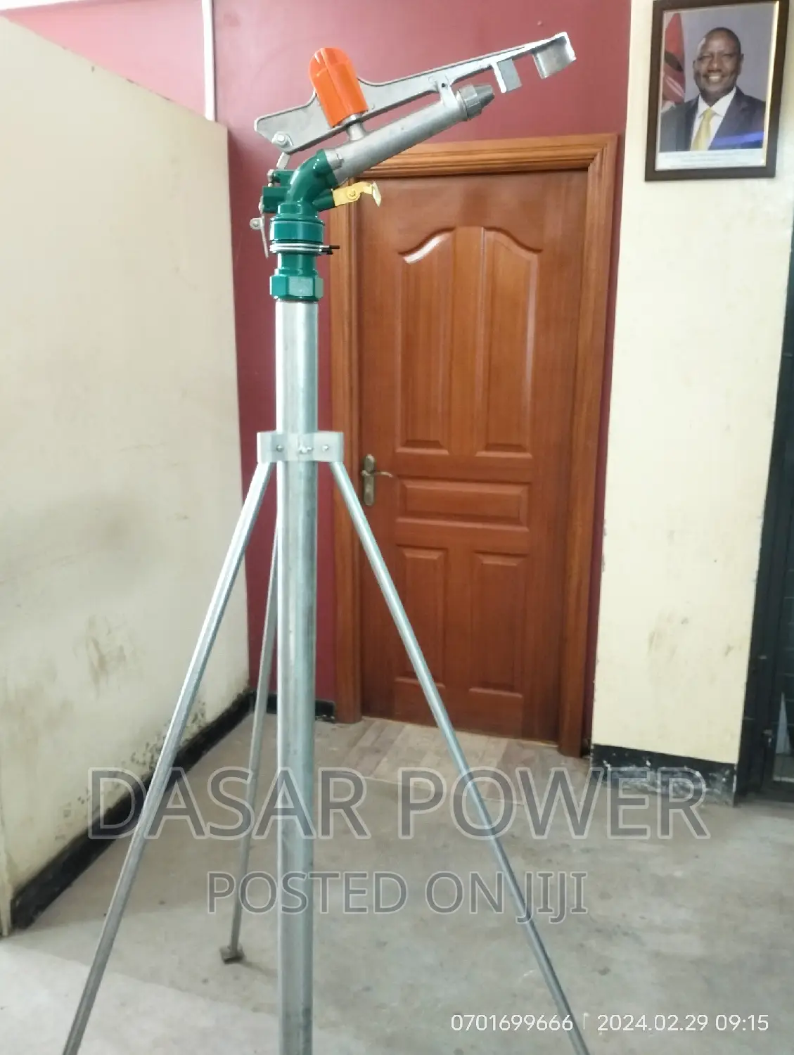 Irrigation System; Pump, Pipe Sprinkler.