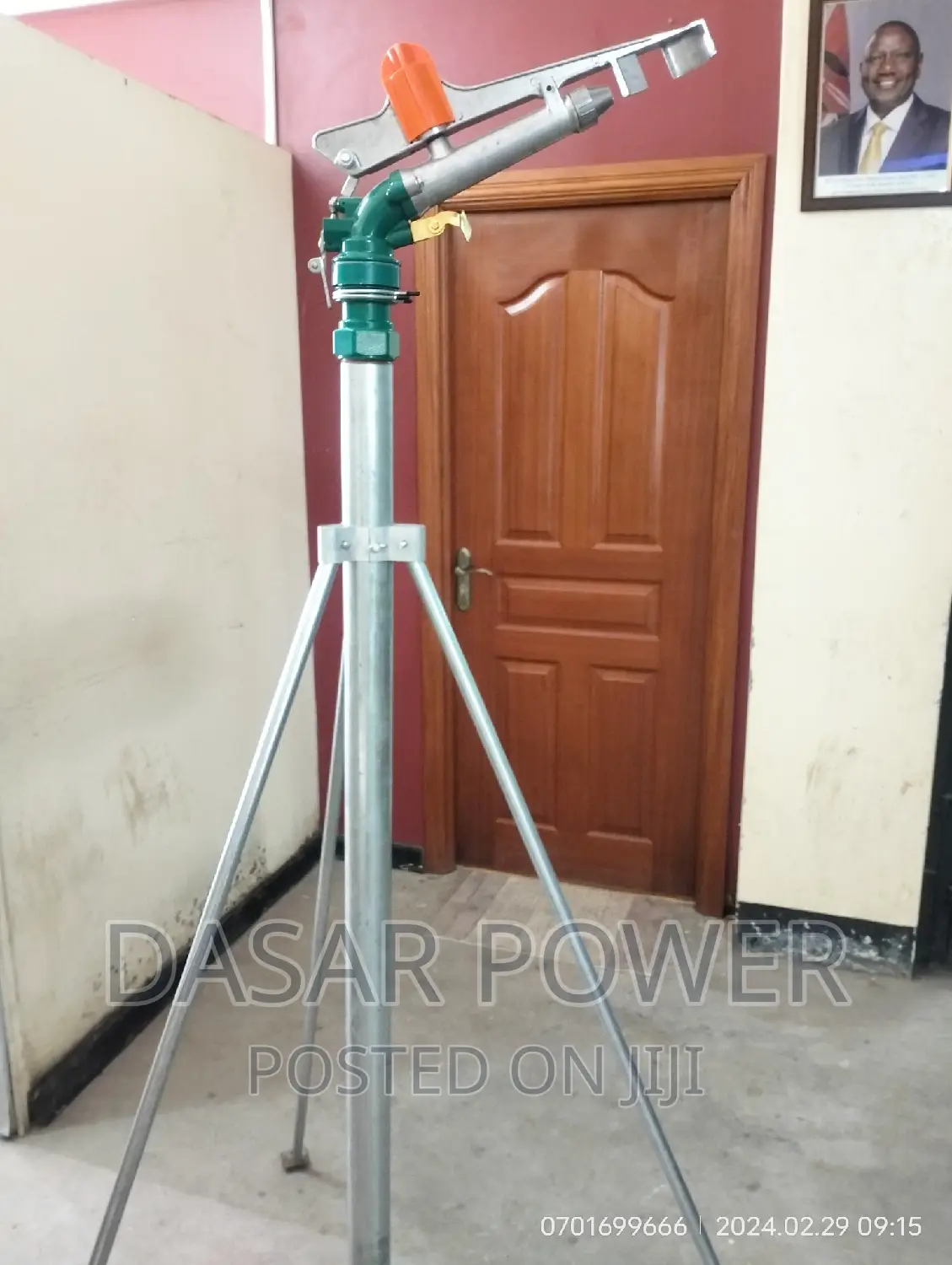 Irrigation System; Pump, Pipe Sprinkler.