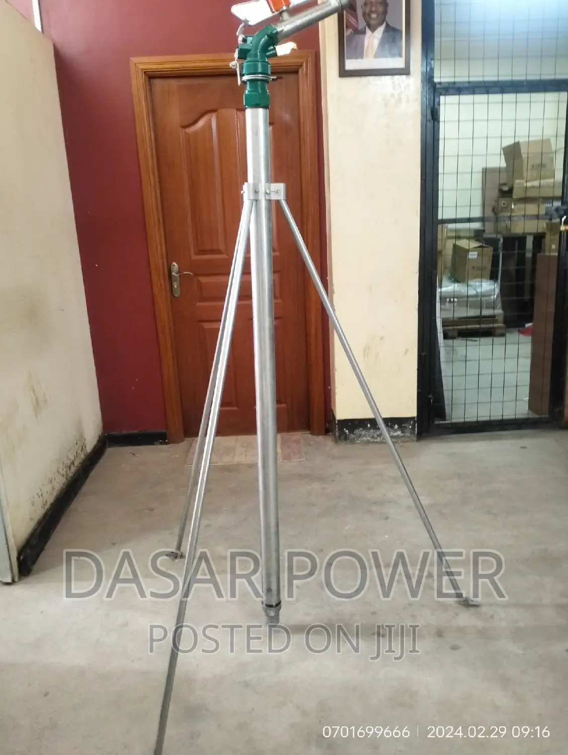 Irrigation System; Pump, Pipe Sprinkler.