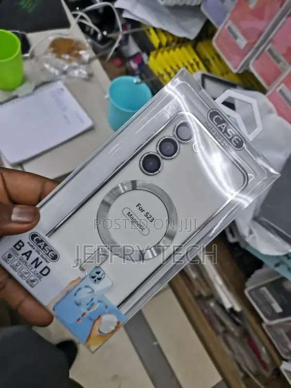 Magsafe Samsung Galaxy S23 Ponnky Plating Clear Cover