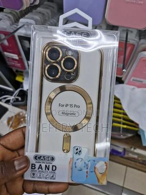 iPhone 15 Pro Case Square Magnetic Clear With Camera Lens Pr - thumbnail 2