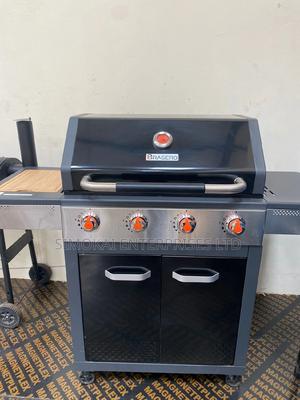 Brasero 4 Burner Barbecue With Hot Plate - thumbnail 2