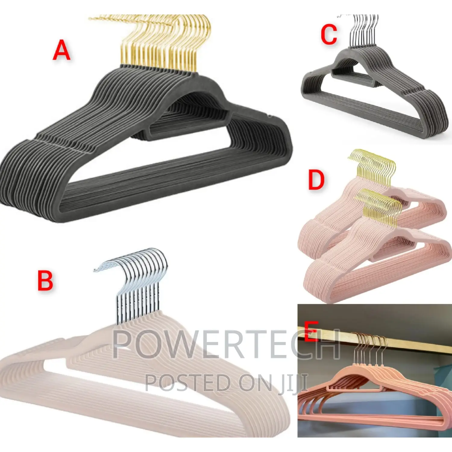 10 PCS Velvet Hangers Ultra Thin Non-Slip
"