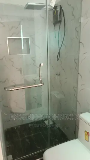 Frameless Bathroom Glass Door