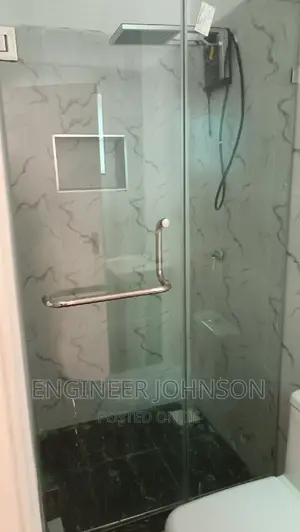 Frameless Bathroom Glass Door