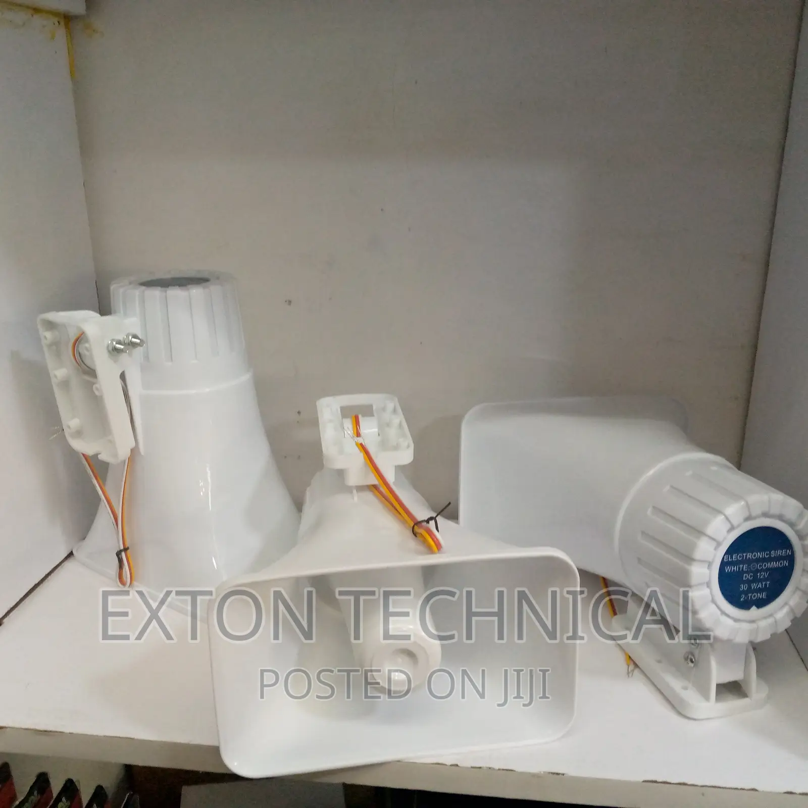 30 Watt Alarm Siren Horn12v White