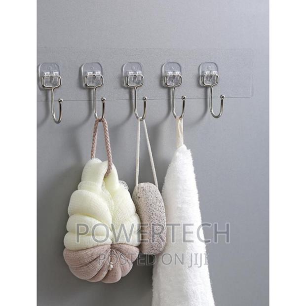 6 Hooks Strong Adhesive Wall Hanger - main view
