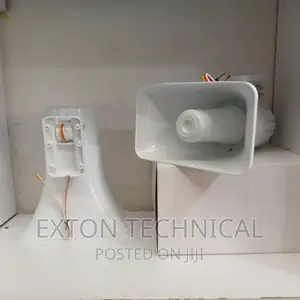 Electronic Siren White Horn 12v 30 Watts