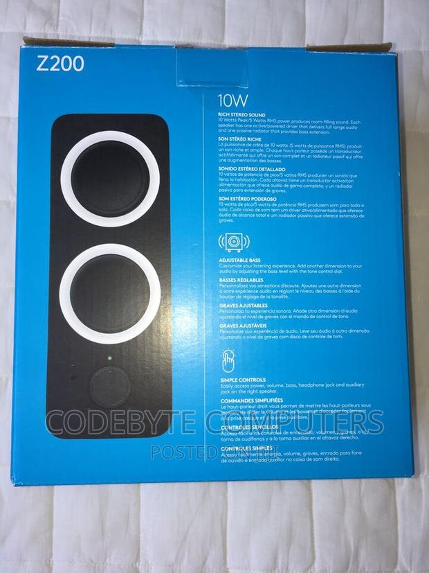 Logitech Z200 Speaker - main view