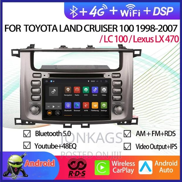 Original Car Android Stereo for LC 100 1998-2008 Lexus 470 - main view