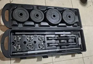 50kgs Dumbbell, Barbell Set Cast Iron