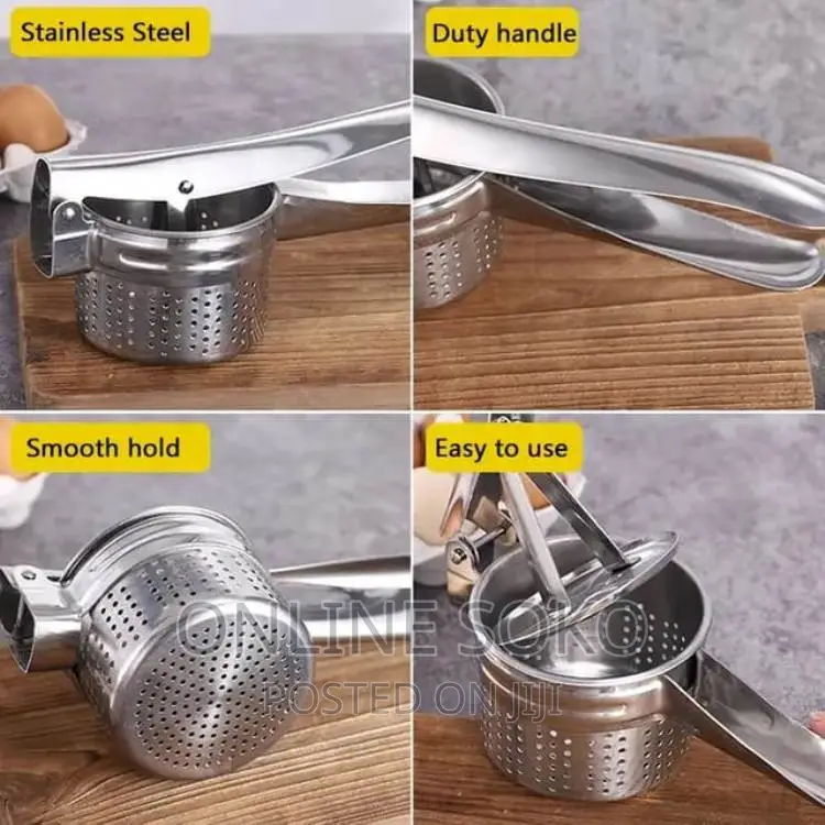 Multifunctional Stainless Steel Potato Ricer Masher Juicer