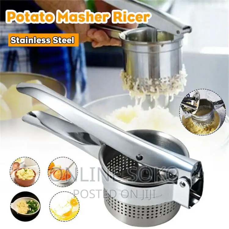Multifunctional Stainless Steel Potato Ricer Masher Juicer