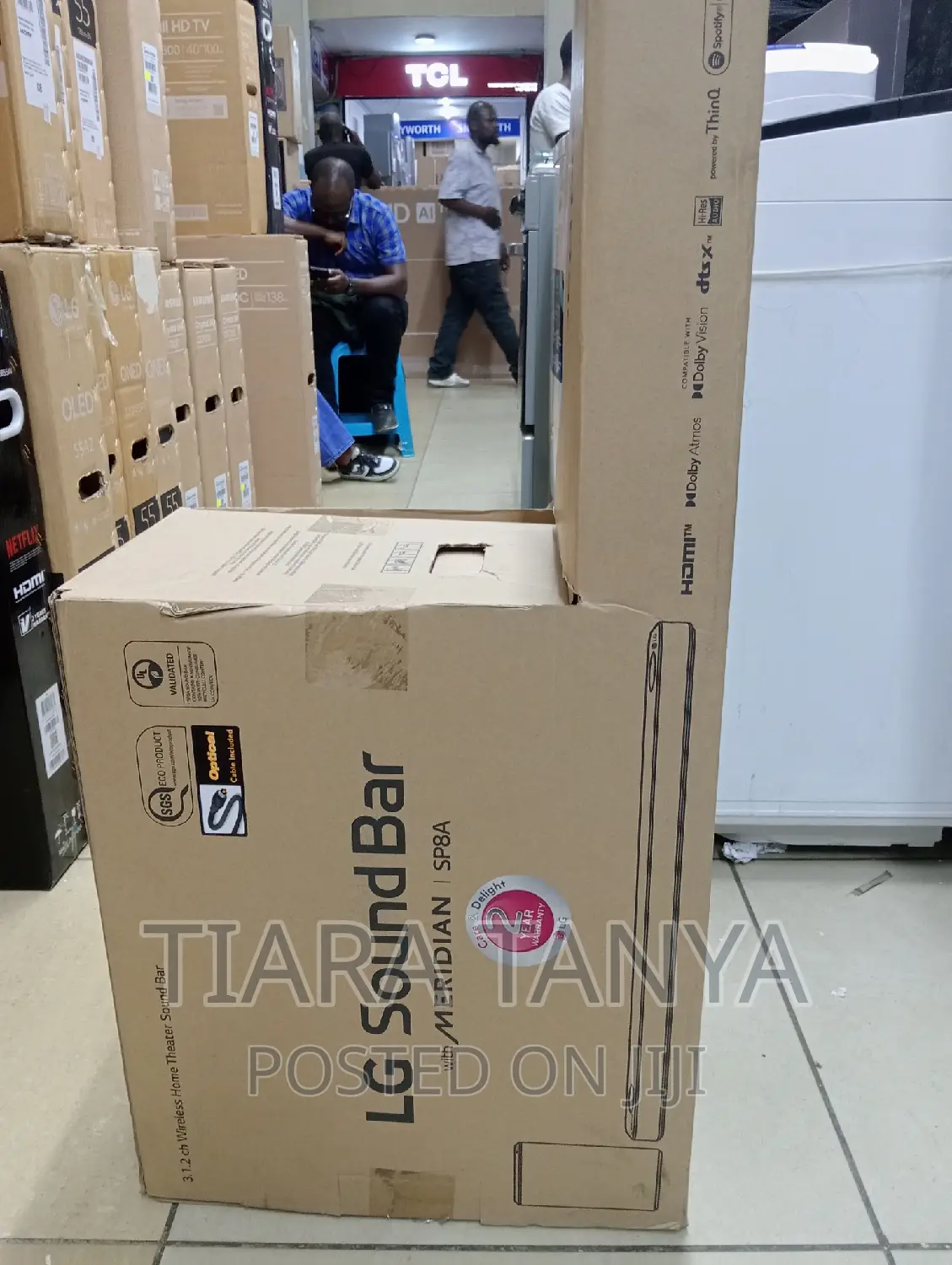 LG Sound Bar SP8A 440W – 3.1.2 Ch High Res Audio