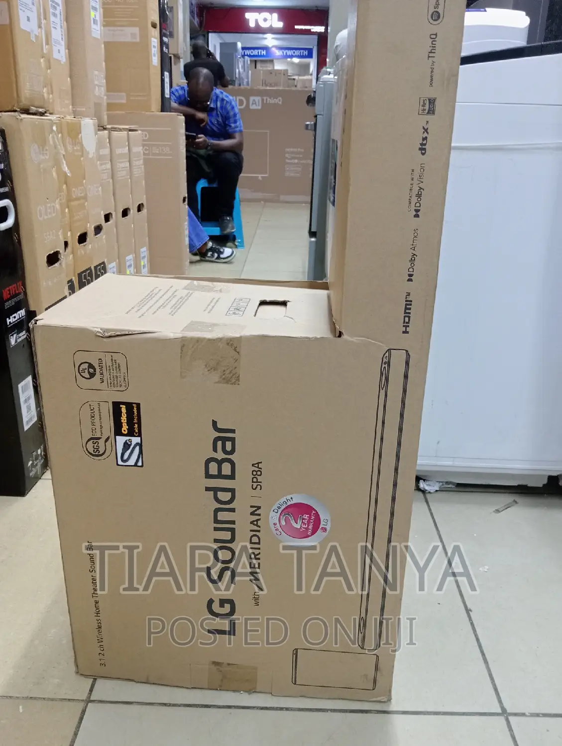 LG Sound Bar SP8A 440W – 3.1.2 Ch High Res Audio