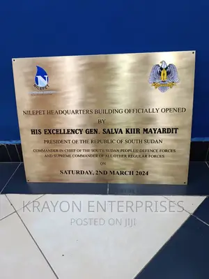 Brass Plate/Commemorative Plaque PLUS Printing