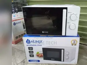 Nunix White 20 Litres Manual Microwave Oven