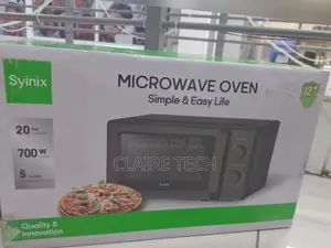 20 Litres Synix Manual Microwave Oven Black
