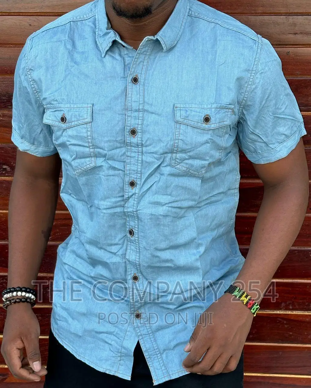 Longsleeved Shortsleeved Men's Assorted Designer Denim Shirt