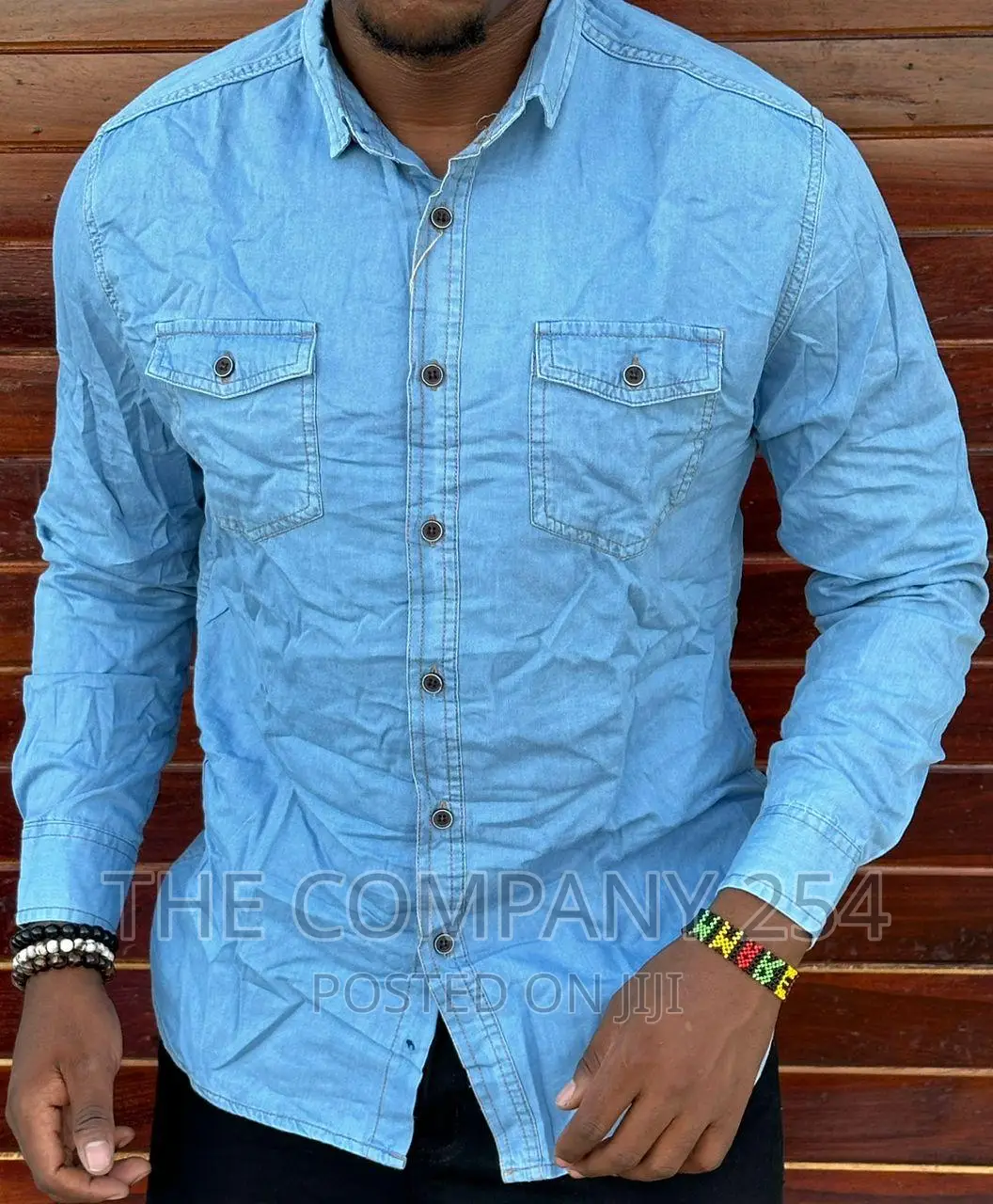 Longsleeved Shortsleeved Men's Assorted Designer Denim Shirt